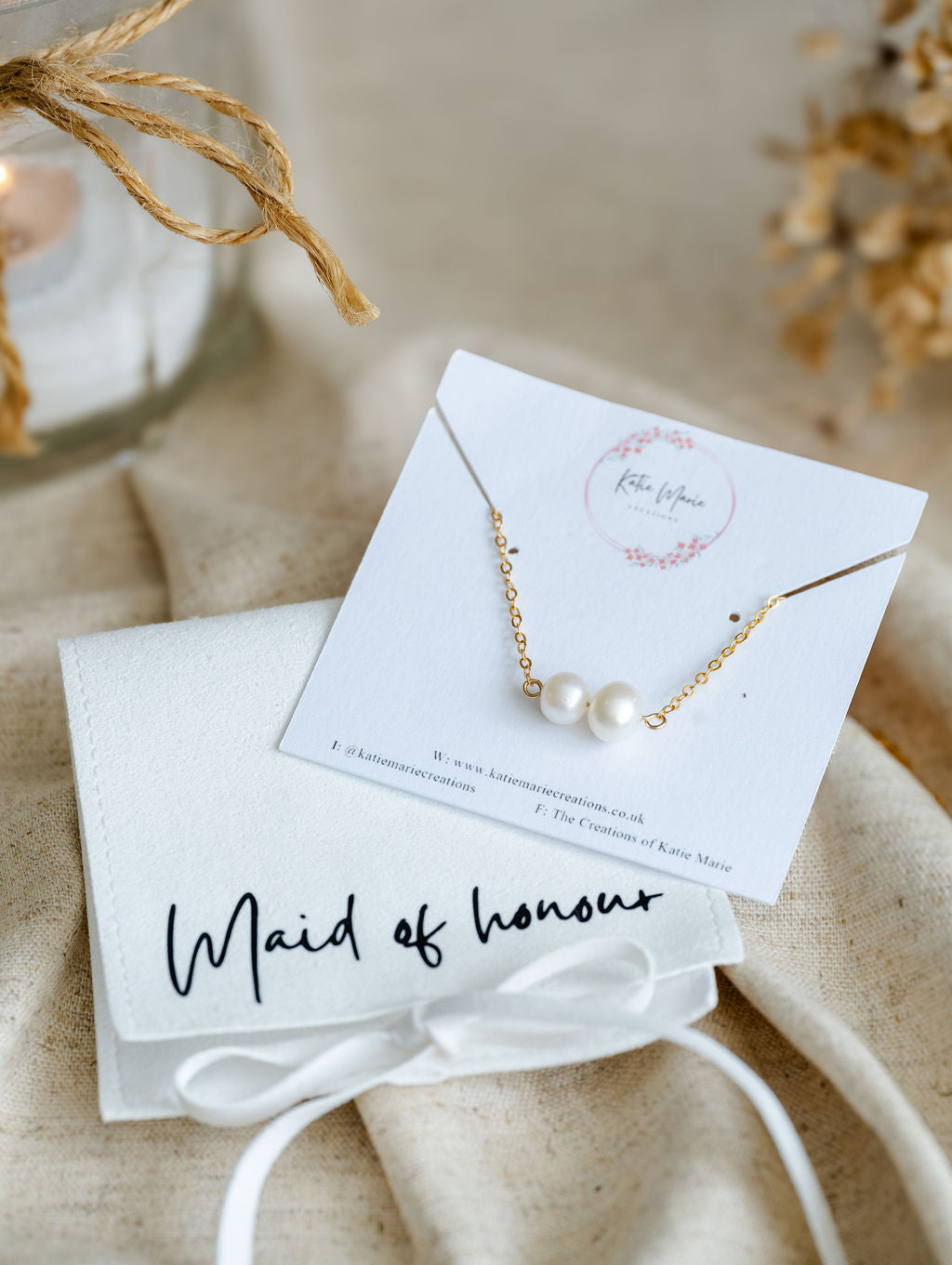 Connections Pearl Necklace image 1