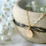Aria Personalised initial necklace