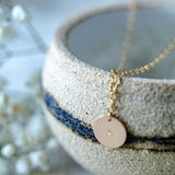 Aria Personalised initial necklace