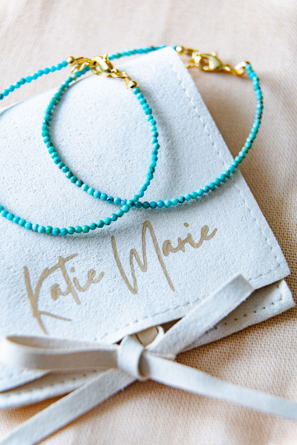 December birth Gemstone bracelet - Turquoise image 0