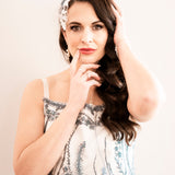 Maria Sterling silver Cluster pearl earrings image 5