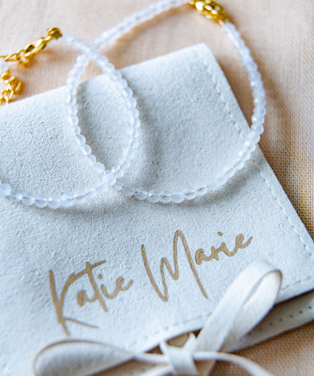 June birth gemstone bracelet -Moonstone image 0