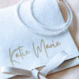 April Birthstone Bracelet - White Topaz image 0