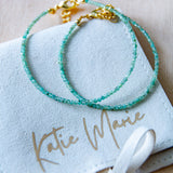 May birth Gemstone bracelet - Emerald image 0