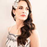 Maria Sterling silver Cluster pearl earrings image 0