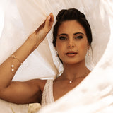 Emily Gold Pearl Bracelet