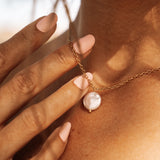 Akari Gold Pearl Necklace