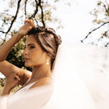 Fleur Gold Pearl Earrings