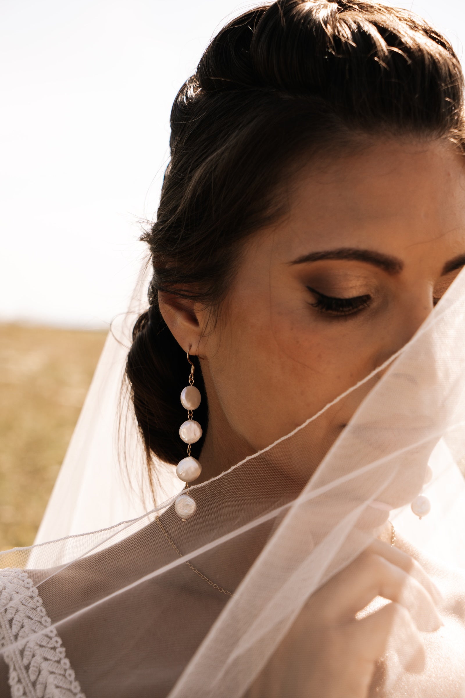 Akari Pearl Earrings