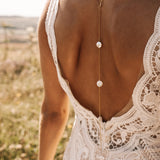 Akari Gold Pearl Necklace