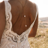 Akari Gold Pearl Necklace