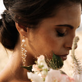 Claudette Pearl earrings