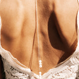 Beau Sterling Silver Pearl drop necklace