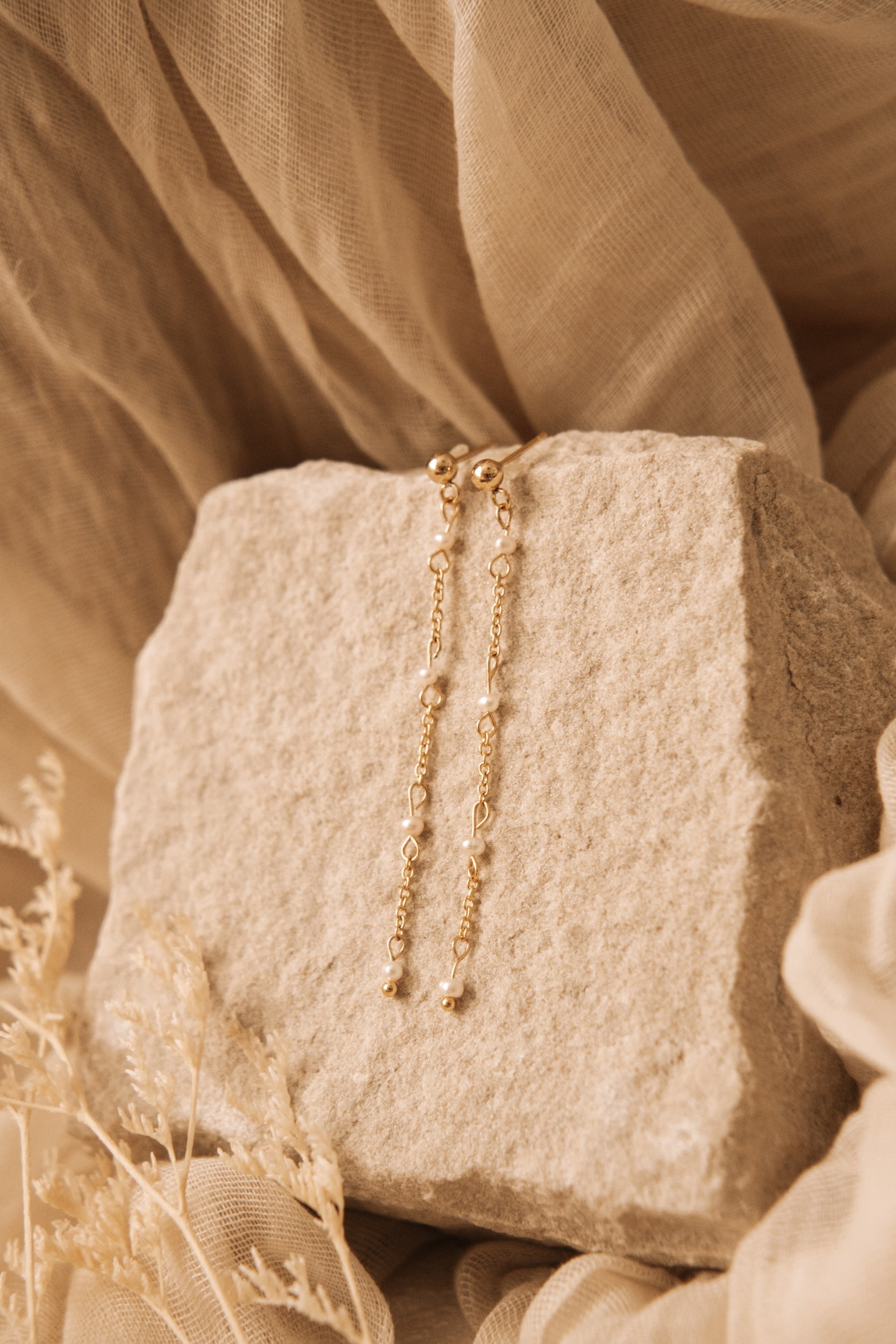 Camille Pearl Earrings