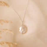 Lola Large Coin Pearl Necklace