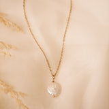 Akari Gold Pearl Necklace