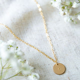 Aria Personalised initial necklace