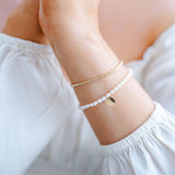 Personalised Rice Pearl Bracelet