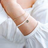 Personalised Rice Pearl Bracelet
