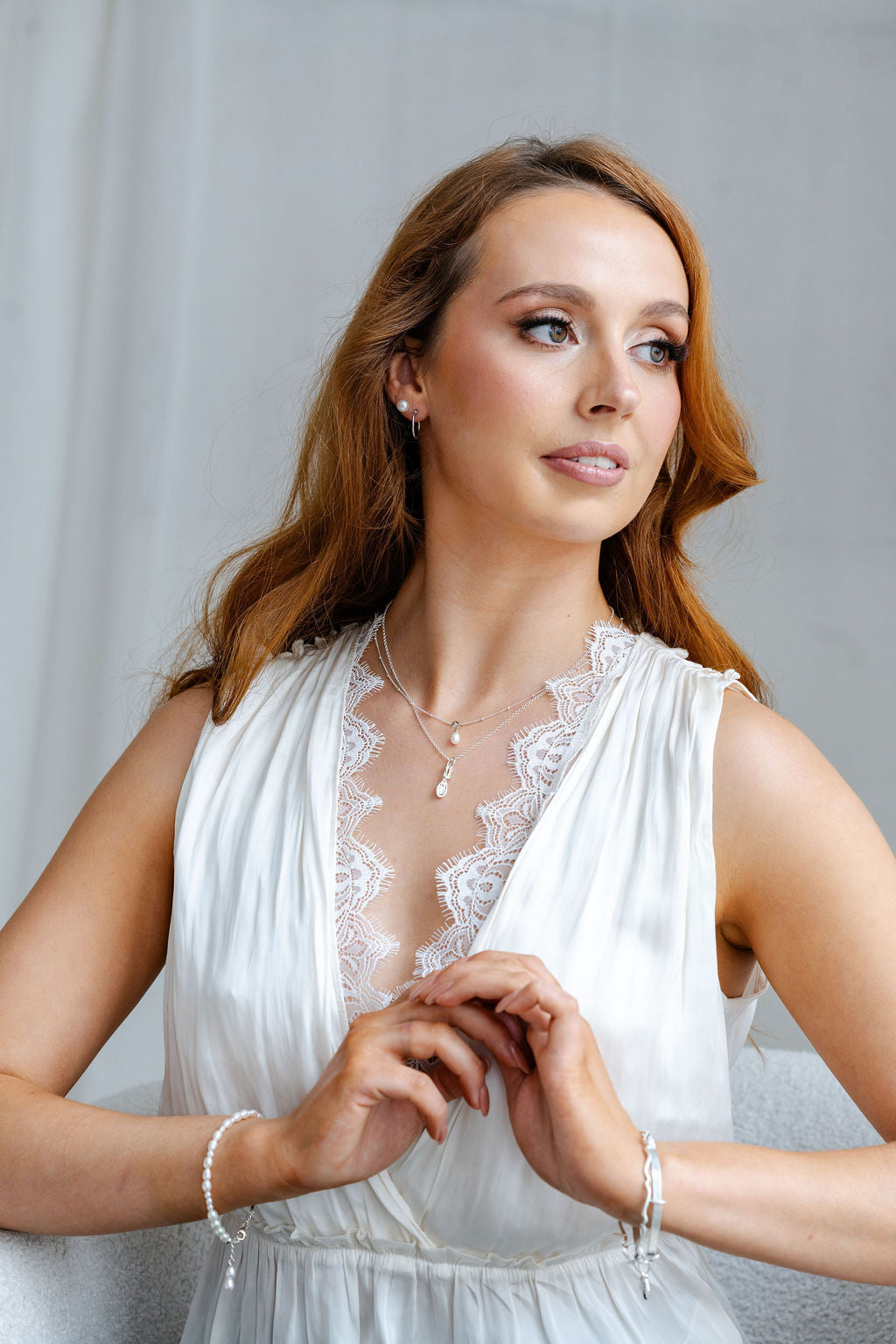 Lovespoon pendant in sterling silver necklace