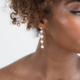 Pearl drop earrings perfect for bridal jewellery