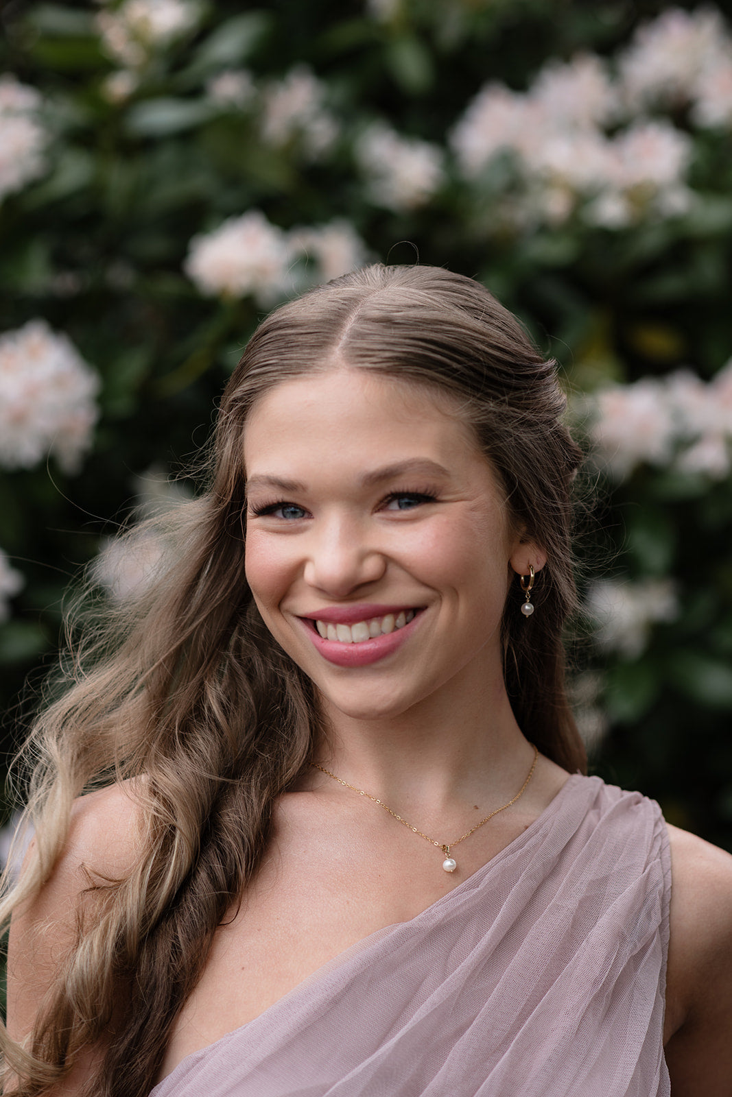 Cia Gold Pearl Hoop Earrings image 0