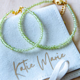 August birth Gemstone bracelet - Peridot image 0