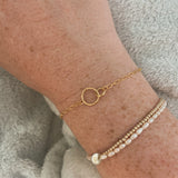 Embraced gold bracelet image 1