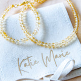 November birth Gemstone bracelet -Citrine image 0